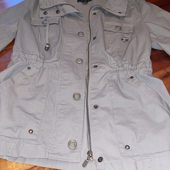 Tribal Size 6 Gray Womens Jacket - Picture 5 of 9